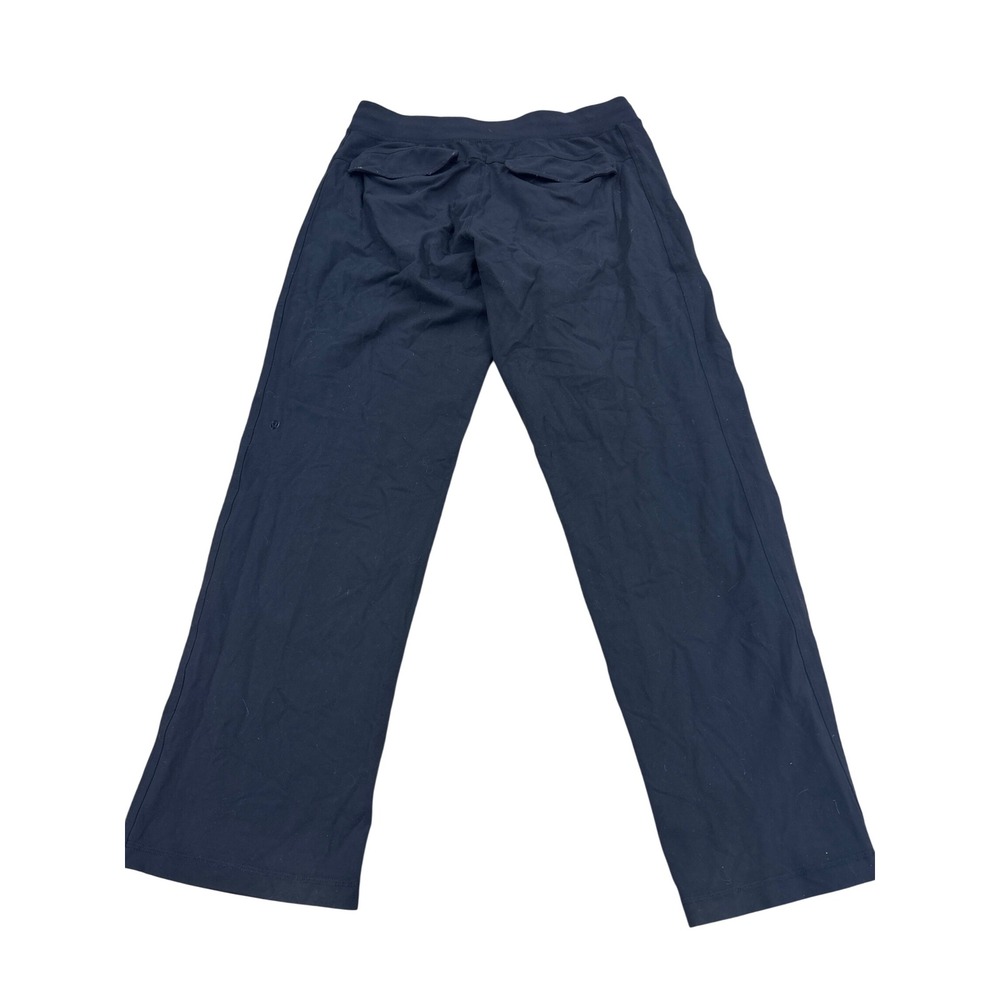 Lululemon ABC Pants Mens Black Straight Leg Technical Stretch Trousers 33x31